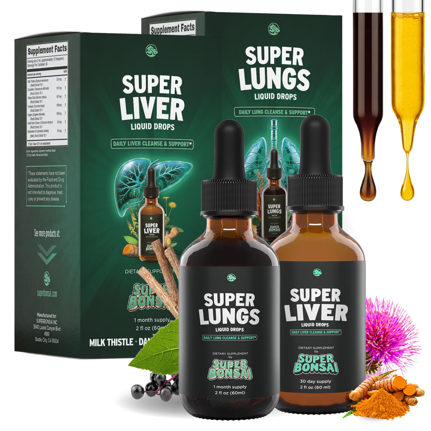 Amazon.com: Super Liver & Super Lungs Bundle – Natural Herbal