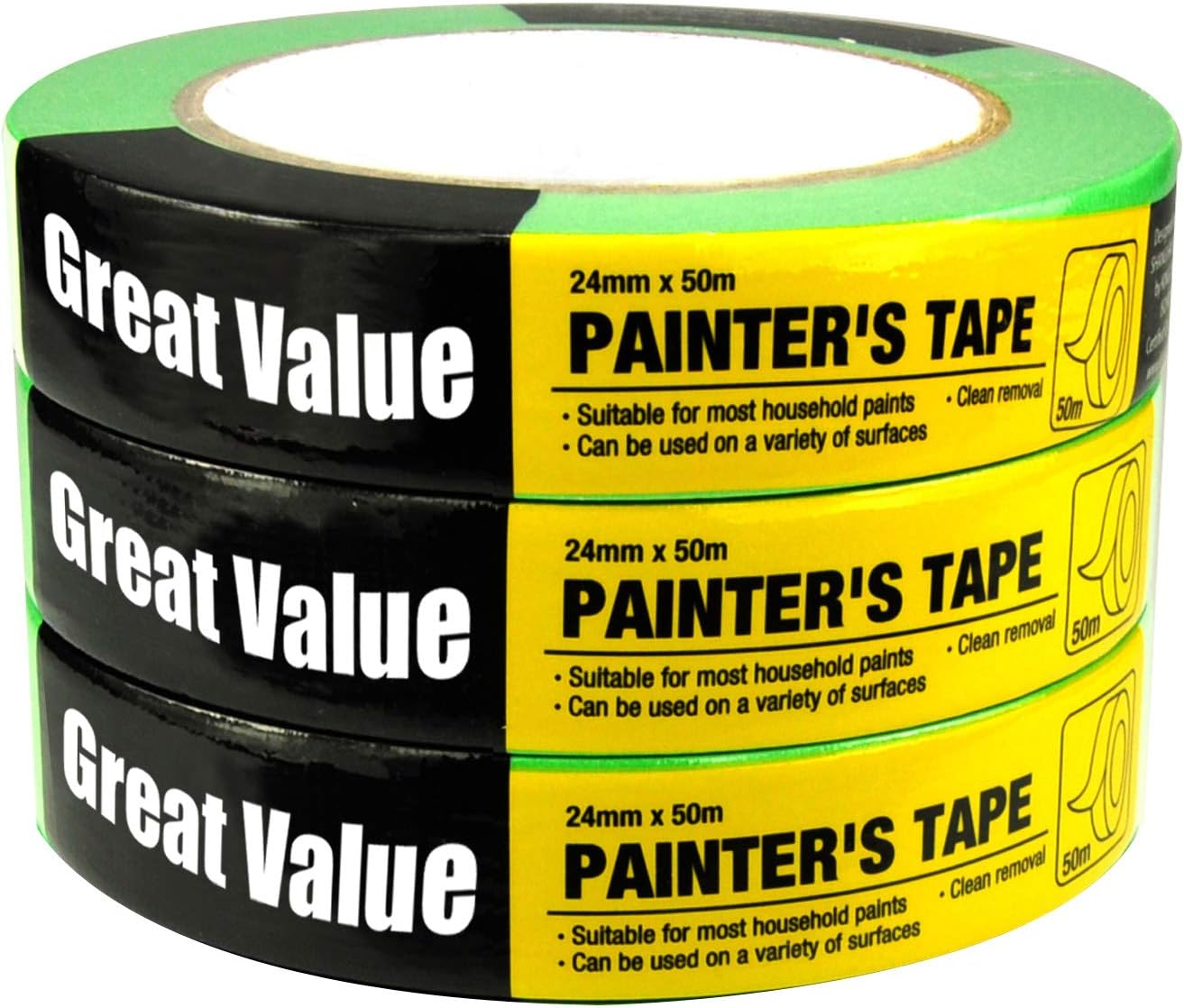3 Rolls Multi use Painters Masking Tape,Multi use,Office Tape,School