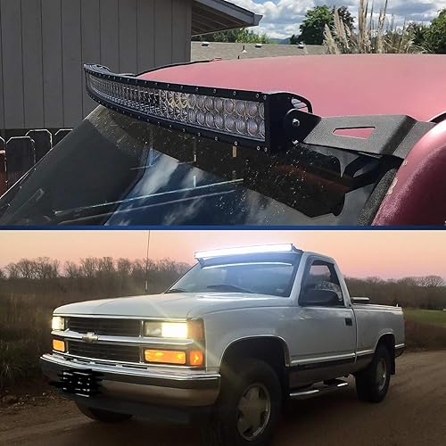 Miniatura 8 de Nilight - Juego de barra LED para inundación de punto curvo