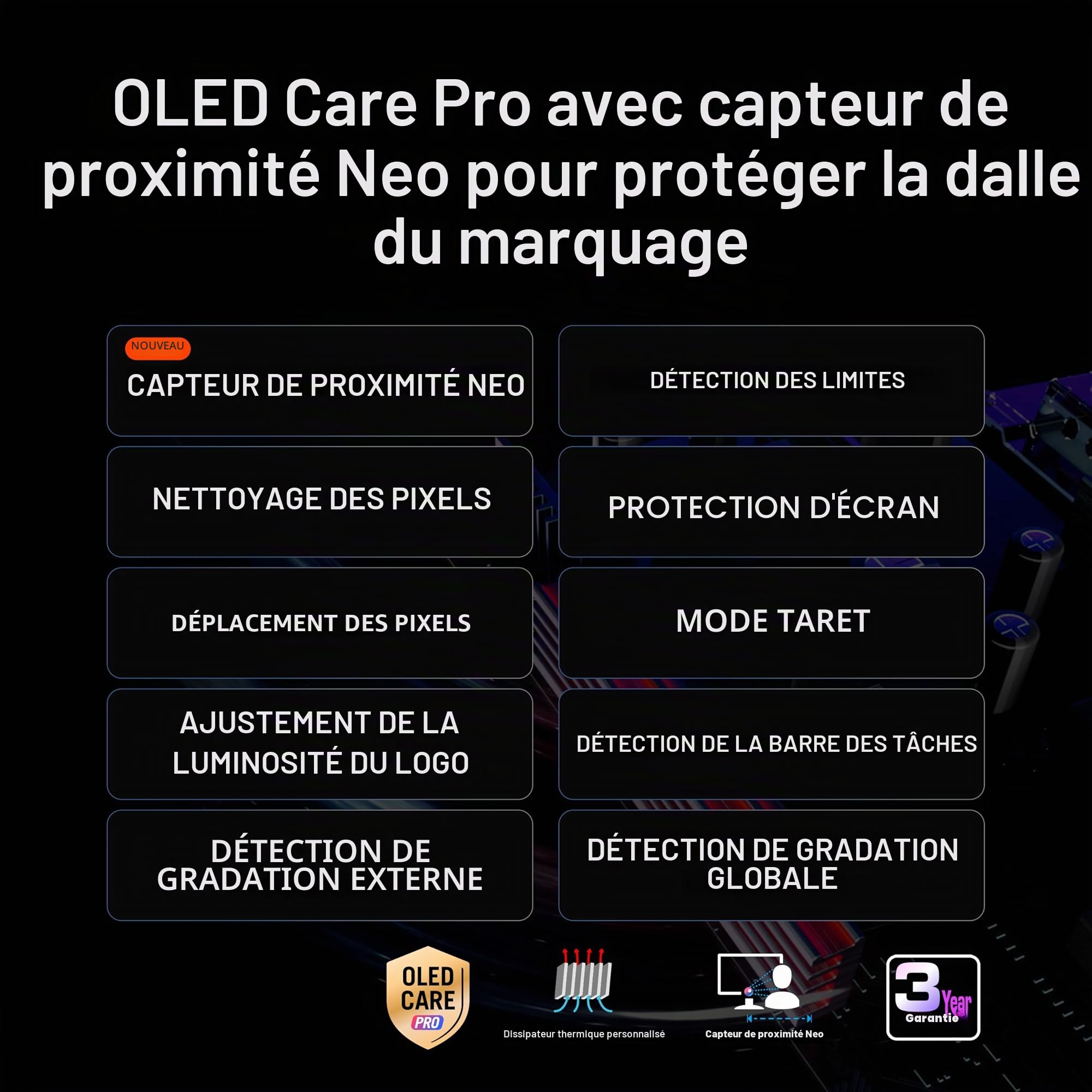 ASUS ROG Swift OLED PG32UCDMR, Moniteur de Jeu 31,5", 4K QD-OLED (3840 x 2160), 0,03 ms (GTG), 240 Hz, Compatible avec G-Sync, Ports USB-C et USA-A, DisplayPort, HDMI, DisplayWidget Center, Noir