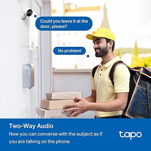Miniatura 9 de Tapo Cámara de seguridad 2K 3MP para interiores y exteriores, detección gratuita de personamovimientollanto, visión nocturna a color, IP65