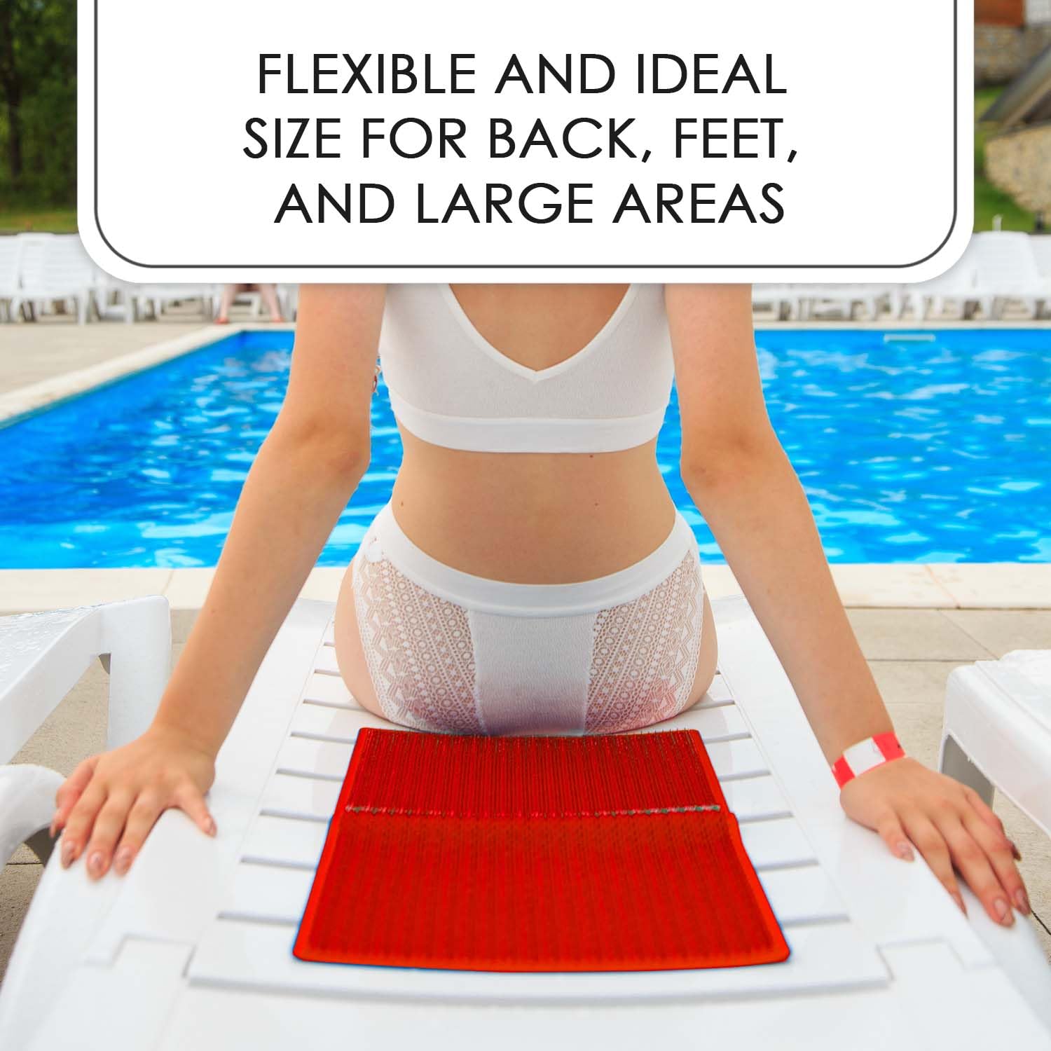Dr.Lyapko Application Device Pad Big-Acupuncture Applicator Lyapko "RUG"-Spiky Mat-Acupressure for Back, Neck, Shoulders Pain-Get Rid Of Stress And Pain