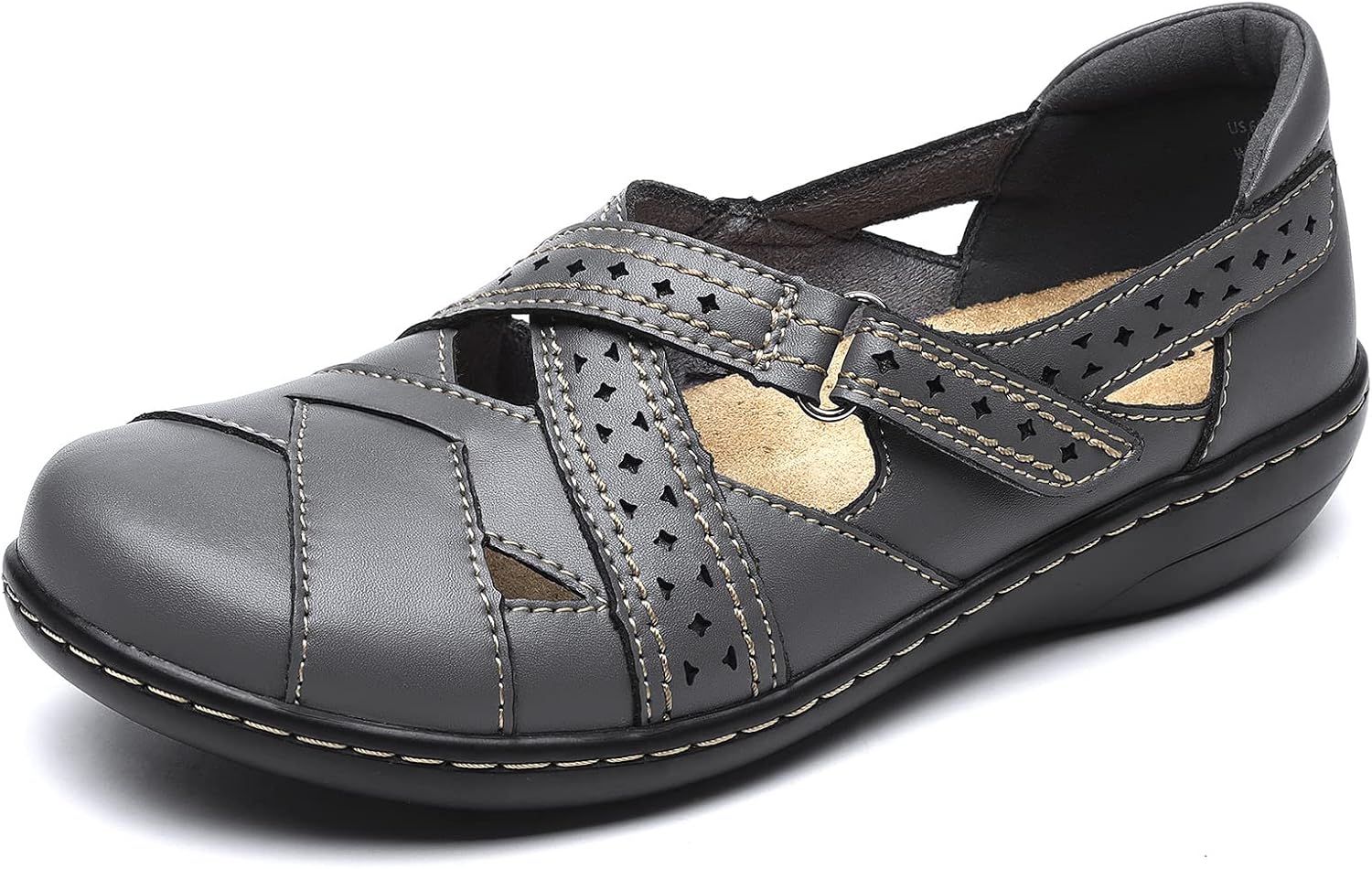 TERRIKAT Women's Casual Loafers Cute Slip On Comfort Walking Flats Leather Driving Moccasins Fashion Closed Toe Boat Shoes - Image 4