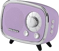 Vista 7 de Altavoz Crosley CR3039A-BK Rondo Retro portátil recargable con Bluetooth, color negro