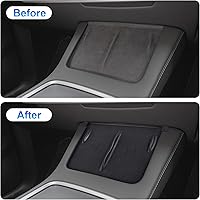 Vista 6 de Tinlucys Accesorios interiores de Tesla, juego de funda protectora de consola central para Tesla Modelo 3 Modelo Y, funda de reposabrazos de TPE