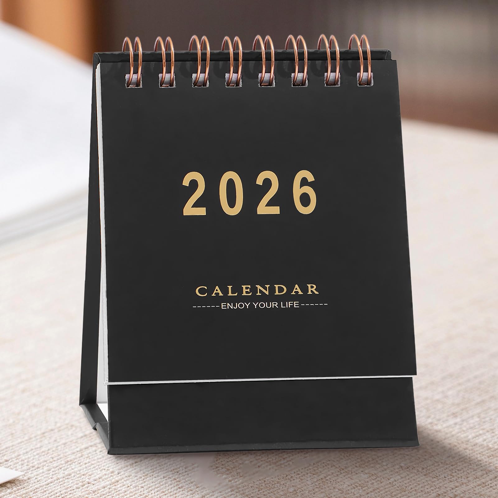 Mały kalendarz biurkowy 2025-2026 Miejsce Na Pisanie, Papier, 2025-2026, | Stojący kalendarz na biurko na randki, spotkania, biurko, domowe biuro, , sypialnia, dorośli