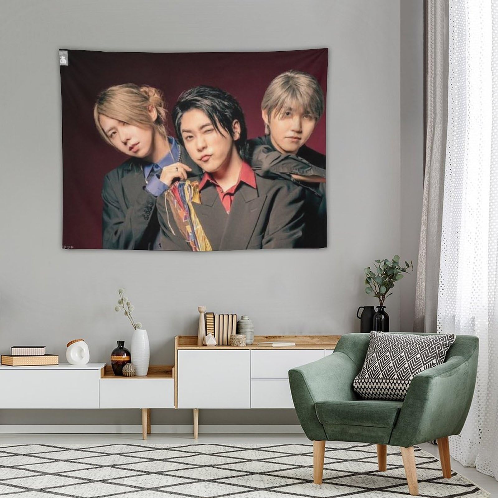 Amazon.co.jp: ミセス・グリーン・アップル (25) タペストリー 絵画