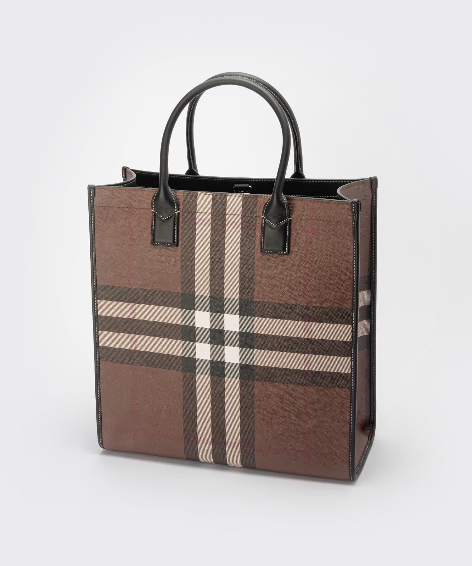 Burberry Burberry チェック レザートートバッグ