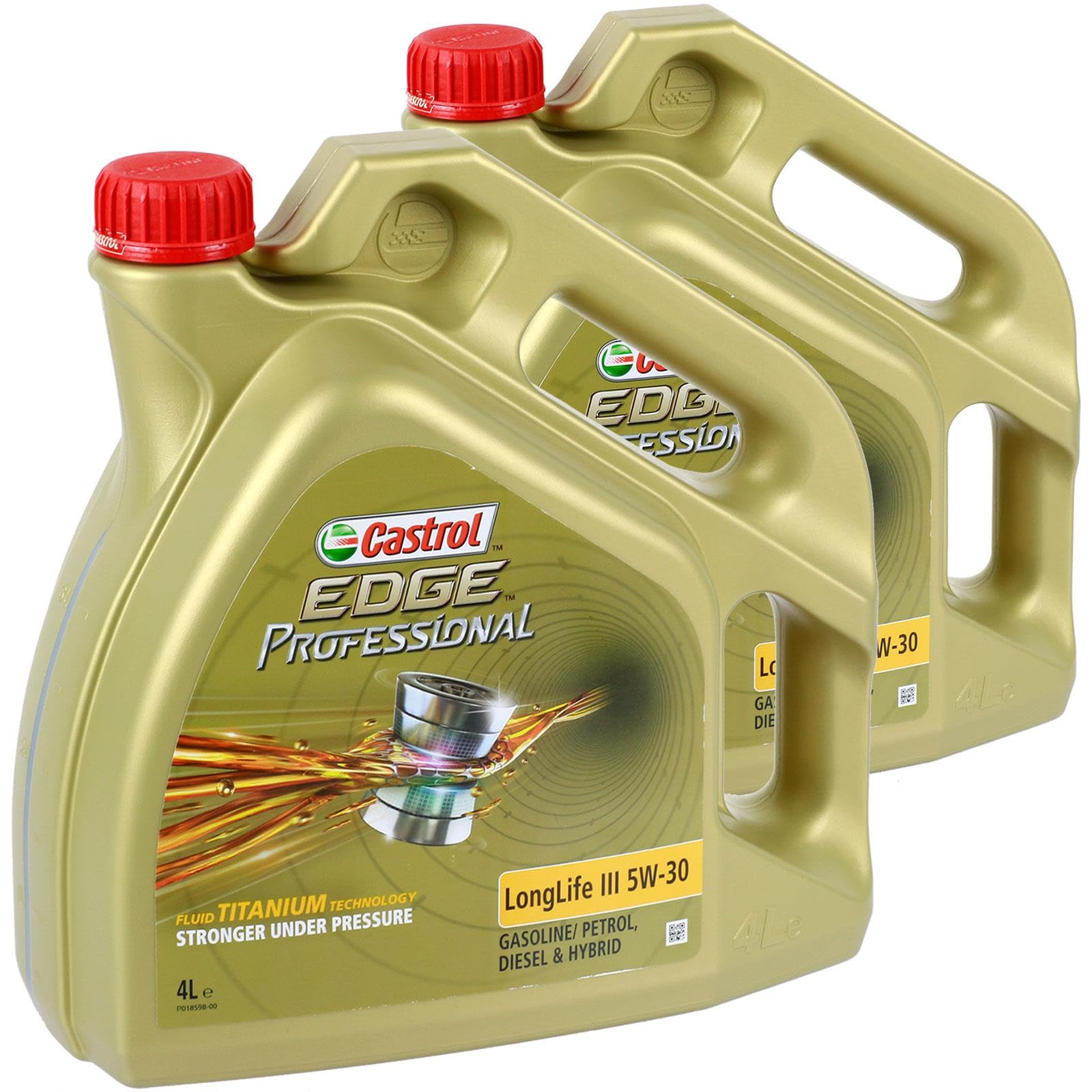 2x Öl (8 L) | 2x 4L 15B19D Edge Professional 5W-30,