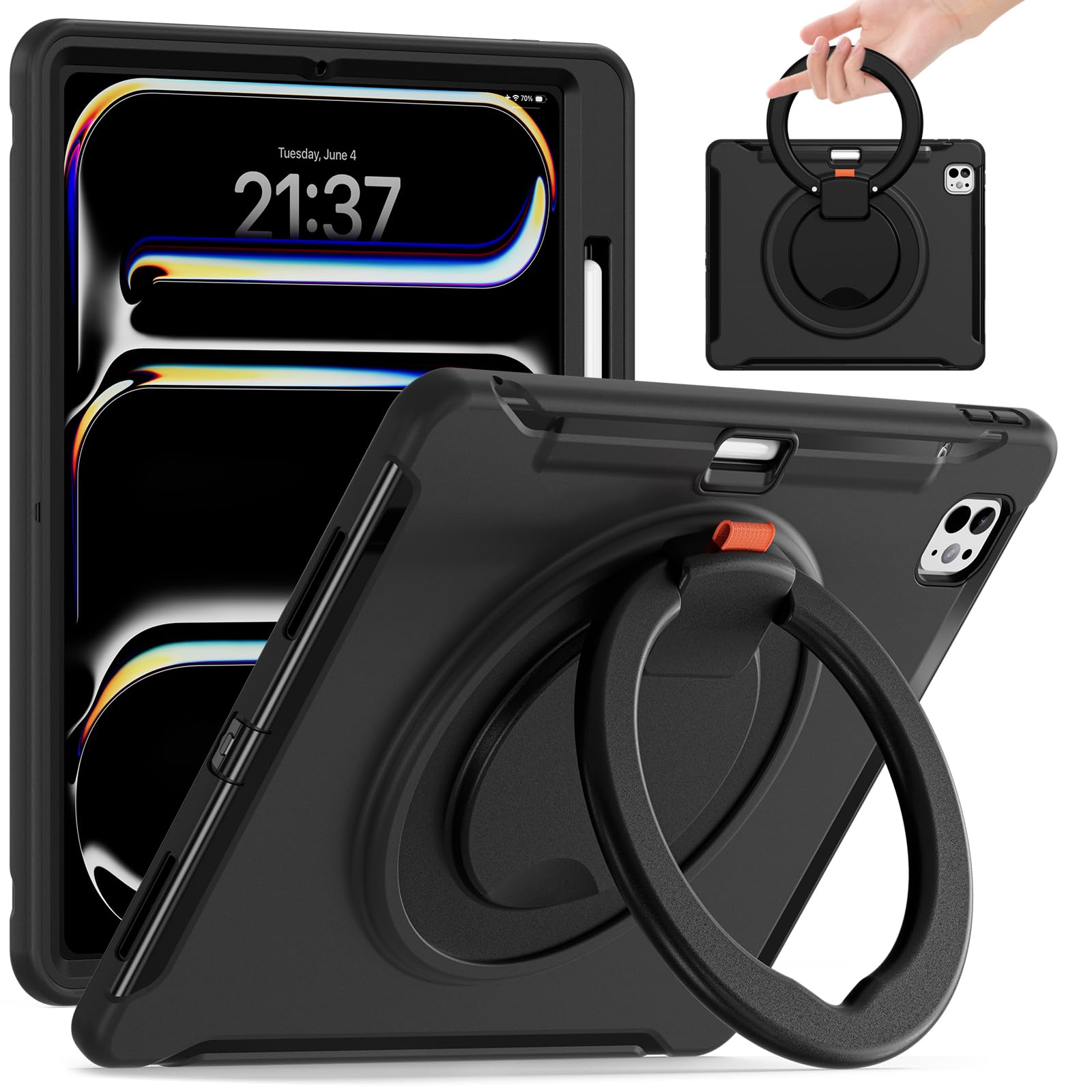 Coque antichoc iPad Pro 13 M4 résout le risque de casse avec son support - 8
