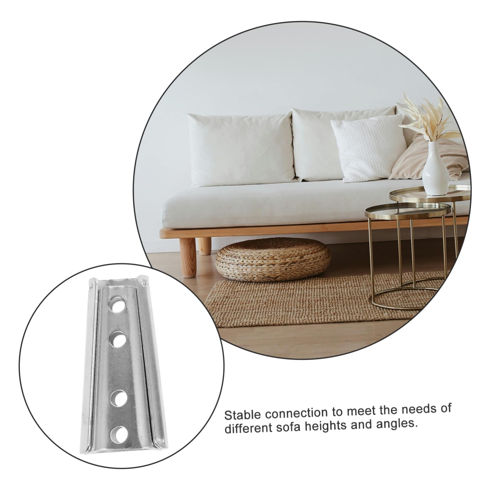 Amazon｜HONMEET 4個家具用ソファ接続具 ベッドフレーム対応