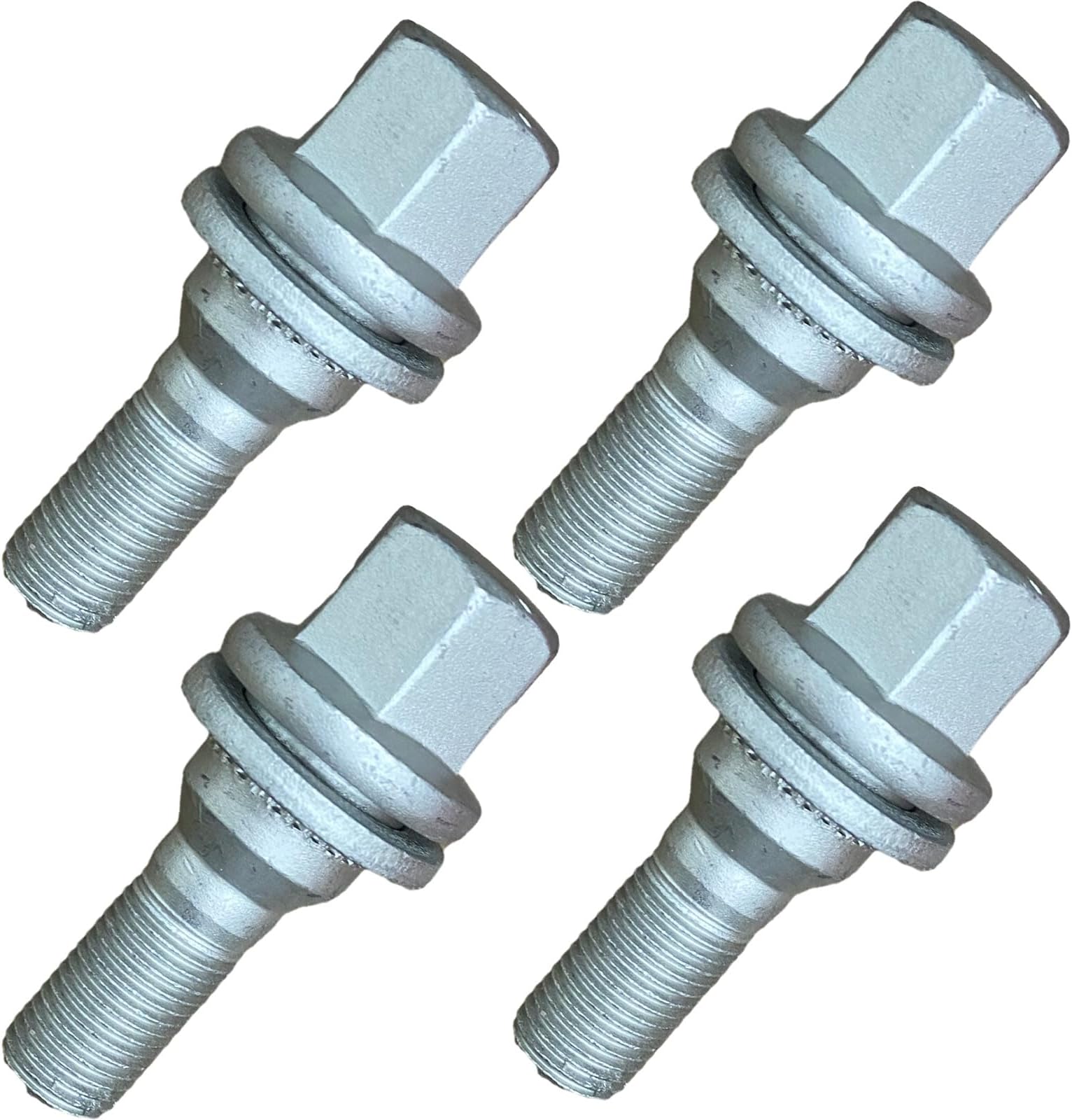 Pulchra 4PCS Wheel Bolts Nuts for Citroen C2 C3 C4 C5 Peugeot 206 207