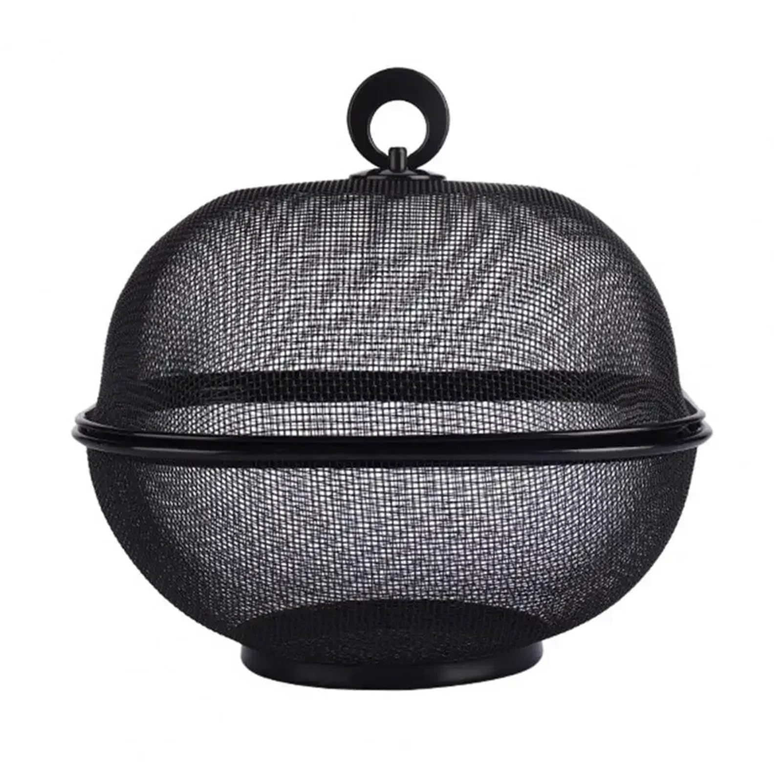 egg basket, With Lid Kitchen Drain Basket Vegetables Storage Bowls Fruit Basin(Black)