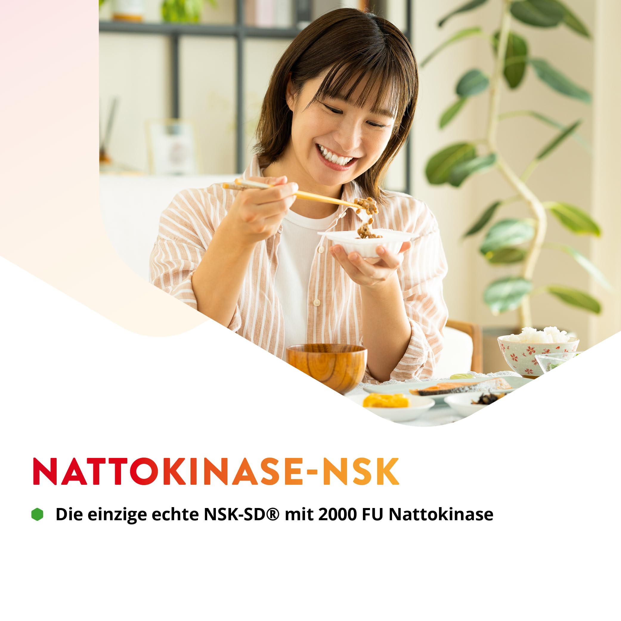 Vitals - Nattokinase-NSK 100 mg 60 Kapseln. Die einzige echte NSK-SD® mit 2000 FU Nattokinase.