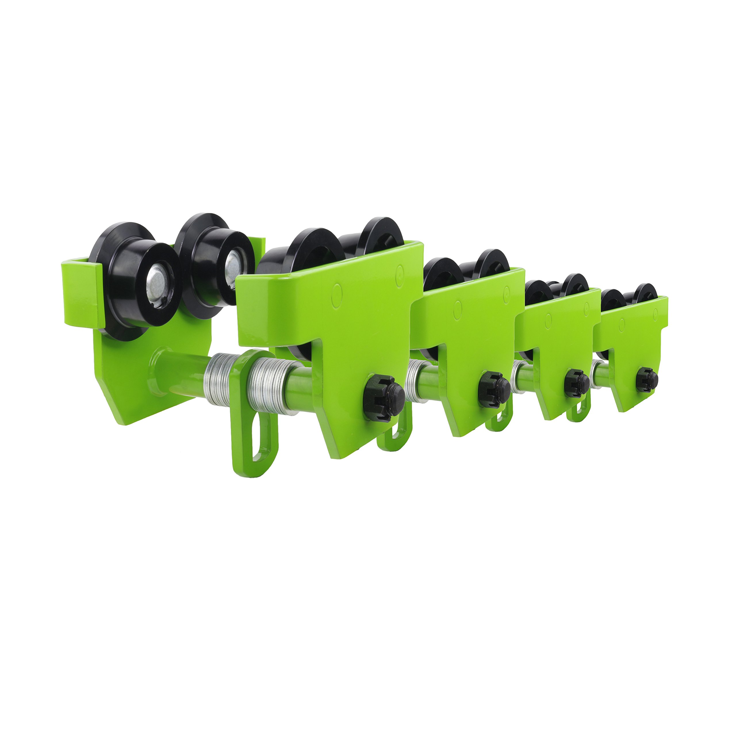 stabile Laufkatze mit 100mm - 150mm Flanschbreite - Krankatze mit 3000 kg Lastkapazität - Unterflansch mit 3 Tonnen Traglast - Extrem belastbares Rollfahrwerk - Handfahrwerk