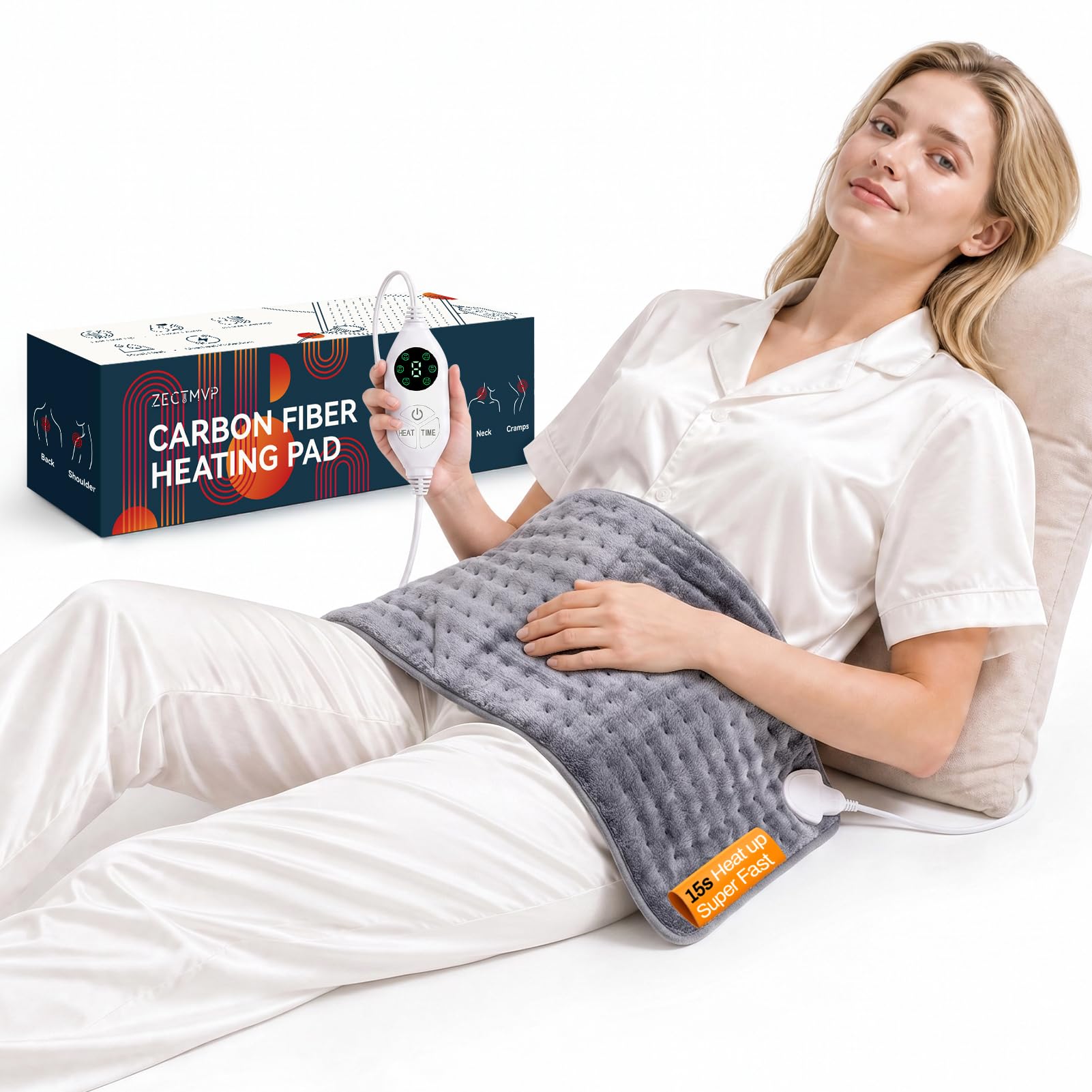 View 1 of 158? High-Heat 15s Heating Pad for Back/Muscles/Shoulder Pain