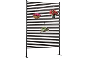 4 ft W x 6 ft H Privacy Divider Outdoor Patio