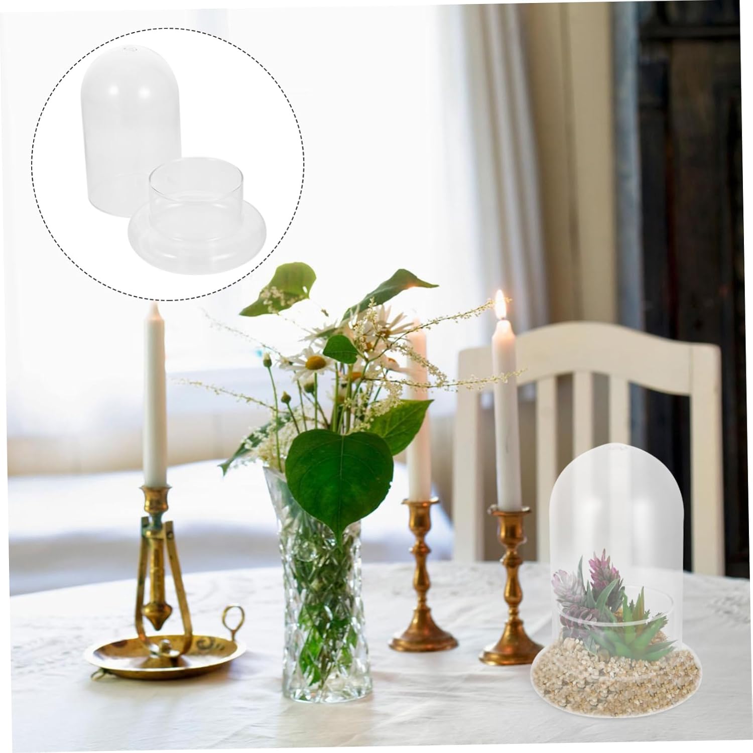 Plant Holder Eco Bottle Moss Glass Bottle Micro Landscape Creation for Home Decor Present for Mother's Day