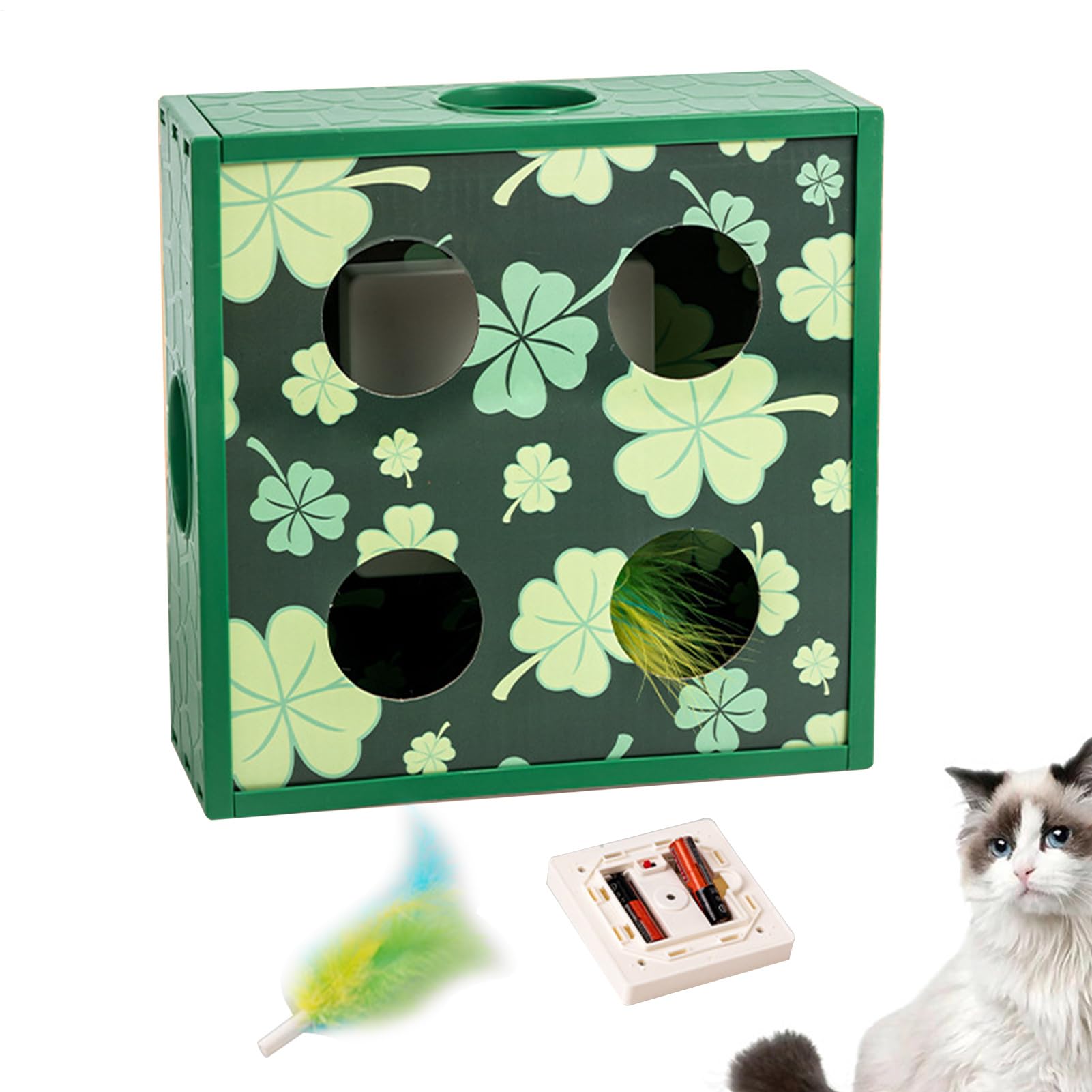 Puzzle pour chats automatique à rotation contre l'ennui
