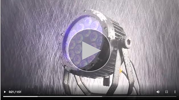 Amazon.com: LED Par Light IP67 Waterproof 18X18W RGBWA+UV 6