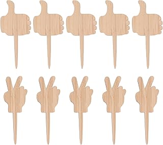 Happyyami Etiquetas de bambu para plantas de madeira, placas de plantas para jardim, legumes, plantas, berçários, identificações, nomes, plantas, berçários, rótulos de plantas, estacas para plantas, vegetais