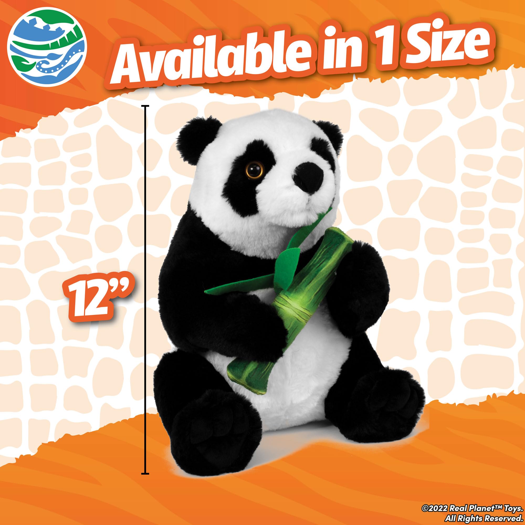 Peluche De Oso Panda Realista – Decoración Y Compañero De Abrazos Para Todas Las Edades