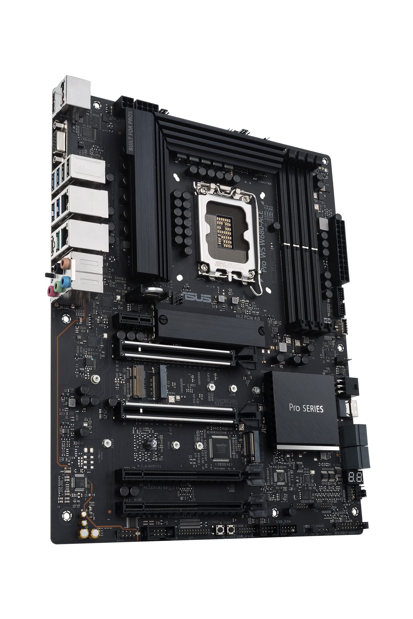 ASUS Pro WS W680-ACE Workstation Mainboard Sockel Intel LGA 1700 | ATX-Mainboard, PCIe 5.0, DDR5, 3x PCIe 4.0, USB 3.2 Gen 2