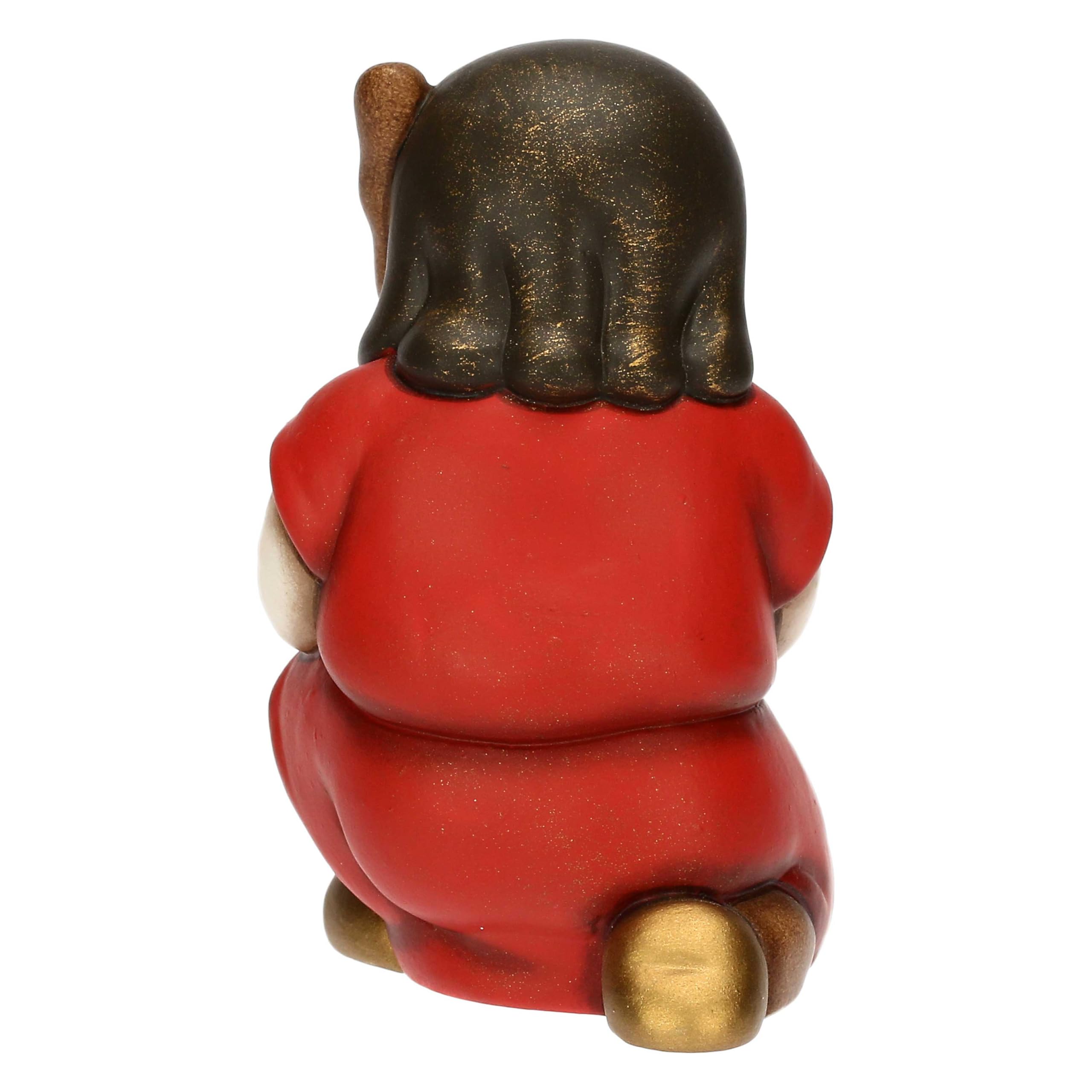 THUN - Pellegrino - ceramica - Collezione Presepe Classico - 5,7 x 4,7 x 8 cm