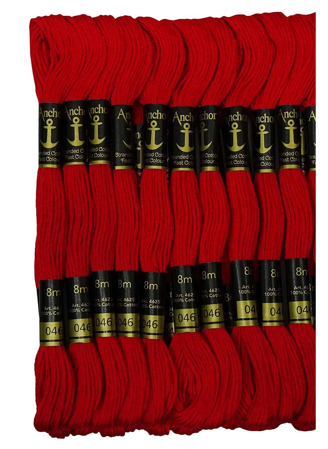 Anchor Cotton Skeins - Embroidery Threads Cross Stitch/Longstitch (0046) 8m x 10 nos-image-21
