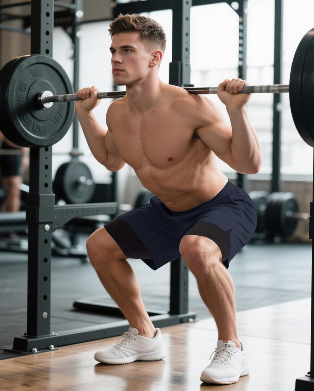 Men's 2-in-1 Athletic Running Shorts 7" Dry Fit Workout Gym Outdoor Sports Wear with Multiple Pockets Training Short - Image 8