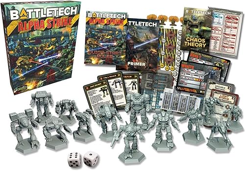Miniatura 2 de Catalyst Game Labs BattleTech Alpha Strike Box Set – Sci-Fi Mech Miniatures Wargaming – Set de inicio de juego rápido para entusiastas de los juegos