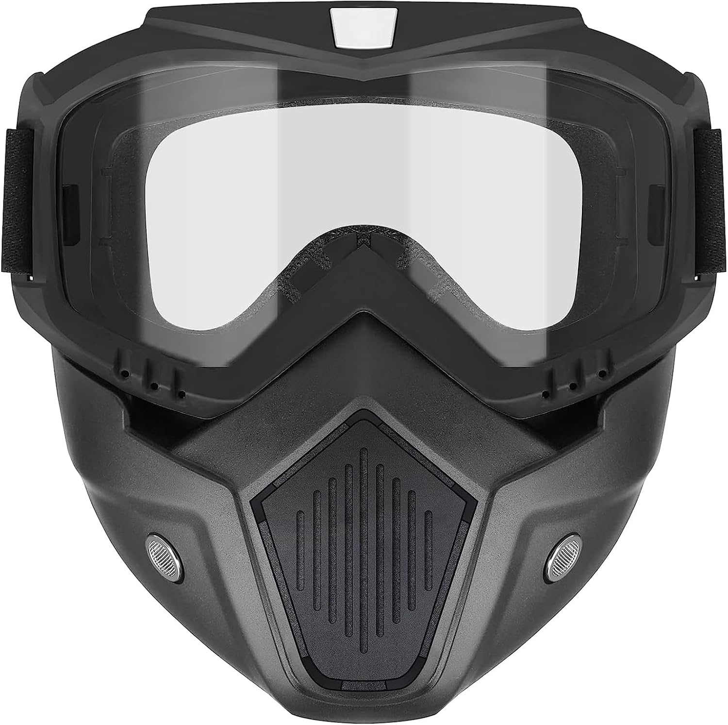 Aimzone Airsoft Face Mask, Detachable Tactical Masks, Paintball Mask with Goggles Compatible with Gel Ball Blaster, Water Beads, Nerf Rival, Apollo, Zeus & Artemis Blasters