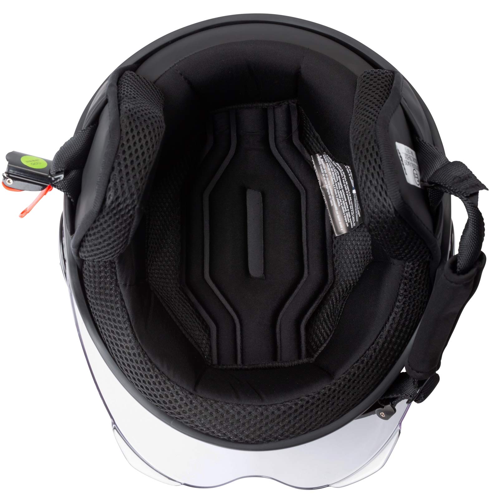 Vito Jet Loreto scooterhelm matzwart