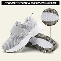 Vista 7 de Ortho+rest Zapatos ortopédicos para caminar con cierre ajustable, para edema, fascitis plantar, juanetes, artritis, pies hinchados