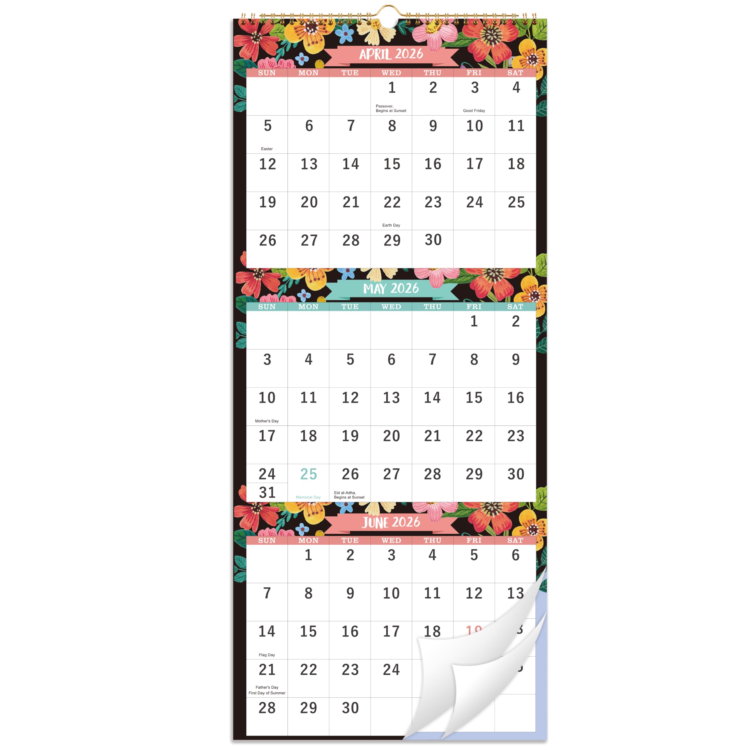 Amazon.com: Calendar 2026-2027 - JULY 2026 - JUNE 2027, 3 Month