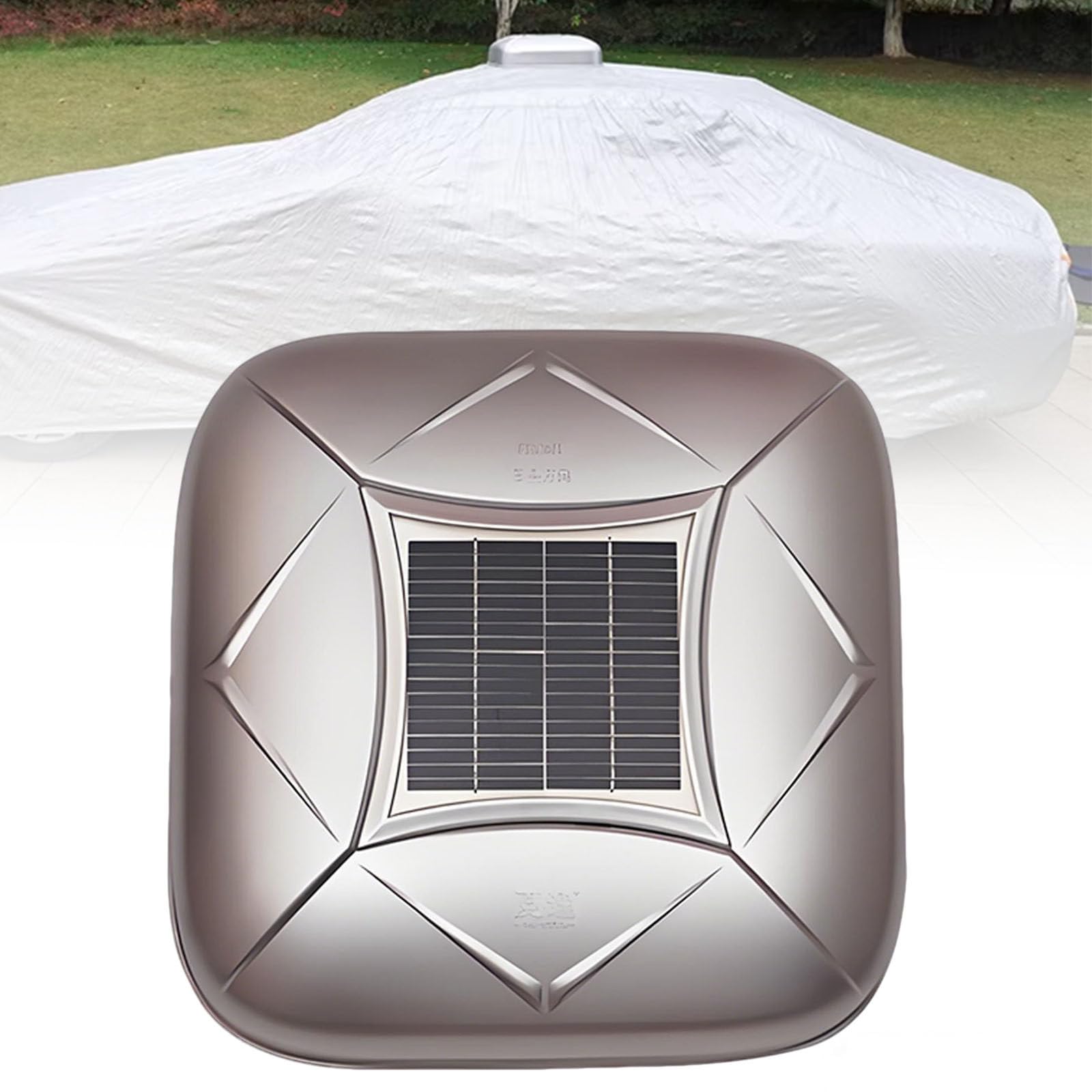 Ymnogjie Smart Car Cover with Solar Charging,Remote Control Automatic Full Exterior Covers,One Key Retractable,Lightweight and Convenient,for Sedan,Mpv,Suv Silver-YXL