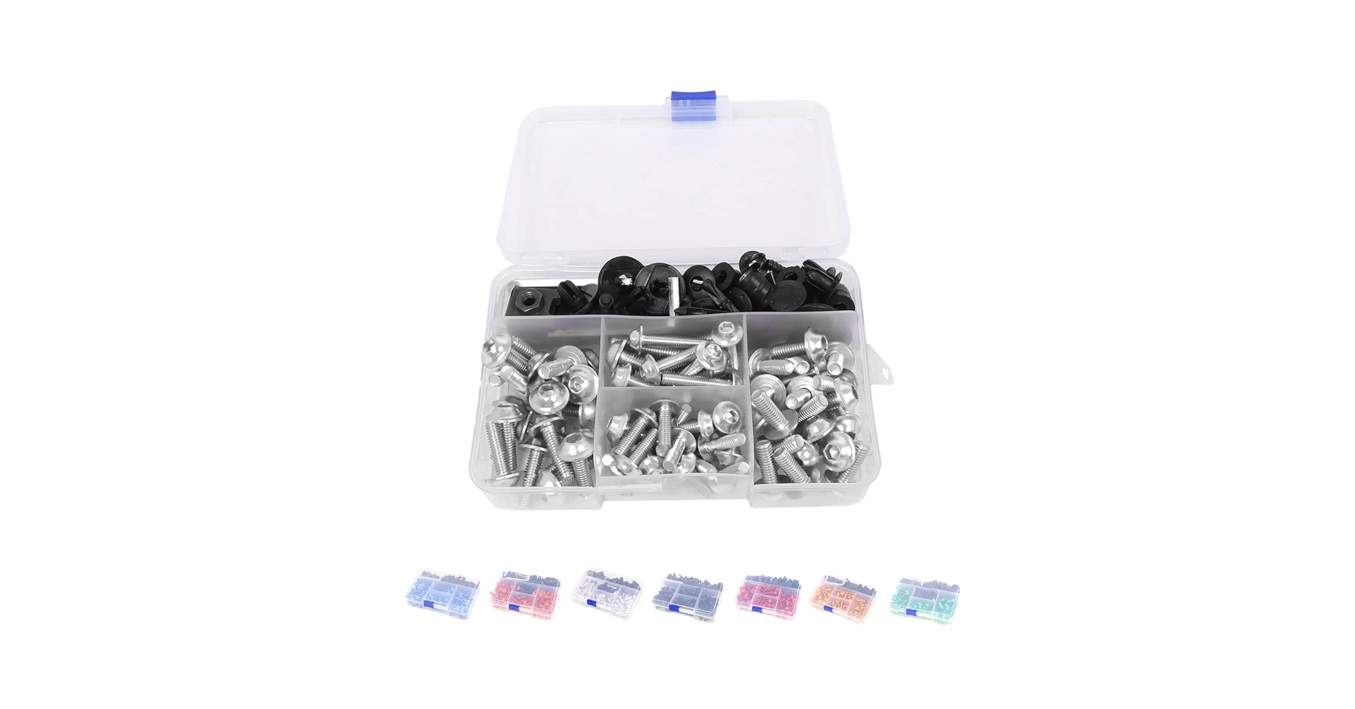 その他 ttt Amazon.com: Universal Fairing Bolt Kit 195 PCS M5 M6