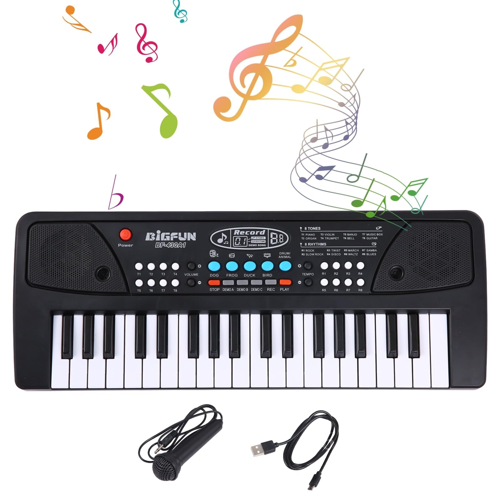 See full amazon price history chart for Likes Kids Piano with Mic | 37 Keys 8 Rhythms 8 Tones 6 Demos Portable Electronic Keyboard Songs Recording Musical Toy Beginners Educational Toys Age 3+ up Years Boys Girls Likes Kids Piano with Mic | 37 Keys 8 Rhythms 8 Tones 6 Demos Portable Electronic Keyboard Songs Recording Musical Toy Beginners Educational Toys Age 3+ up Years Boys Girls (B0DBHX7SLL) Amazon Price History, Amazon Price Tracker