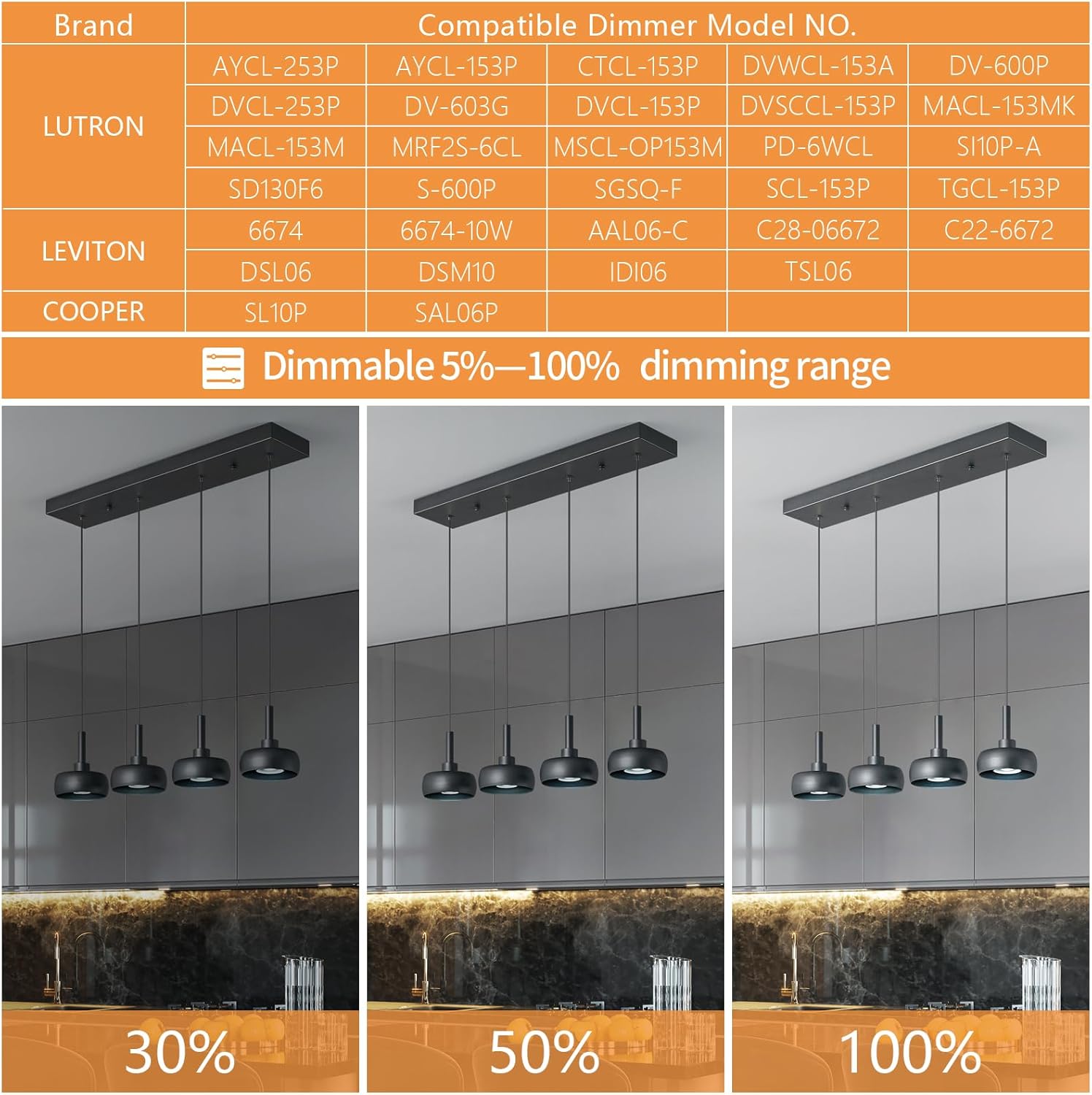 Modern Black Mini Pendant Lighting for Kitchen Light Fixtures Ceiling Hanging Over Dining Room Table Bathroom for Kitchen Island Living Room Dining Room(4-Lights)