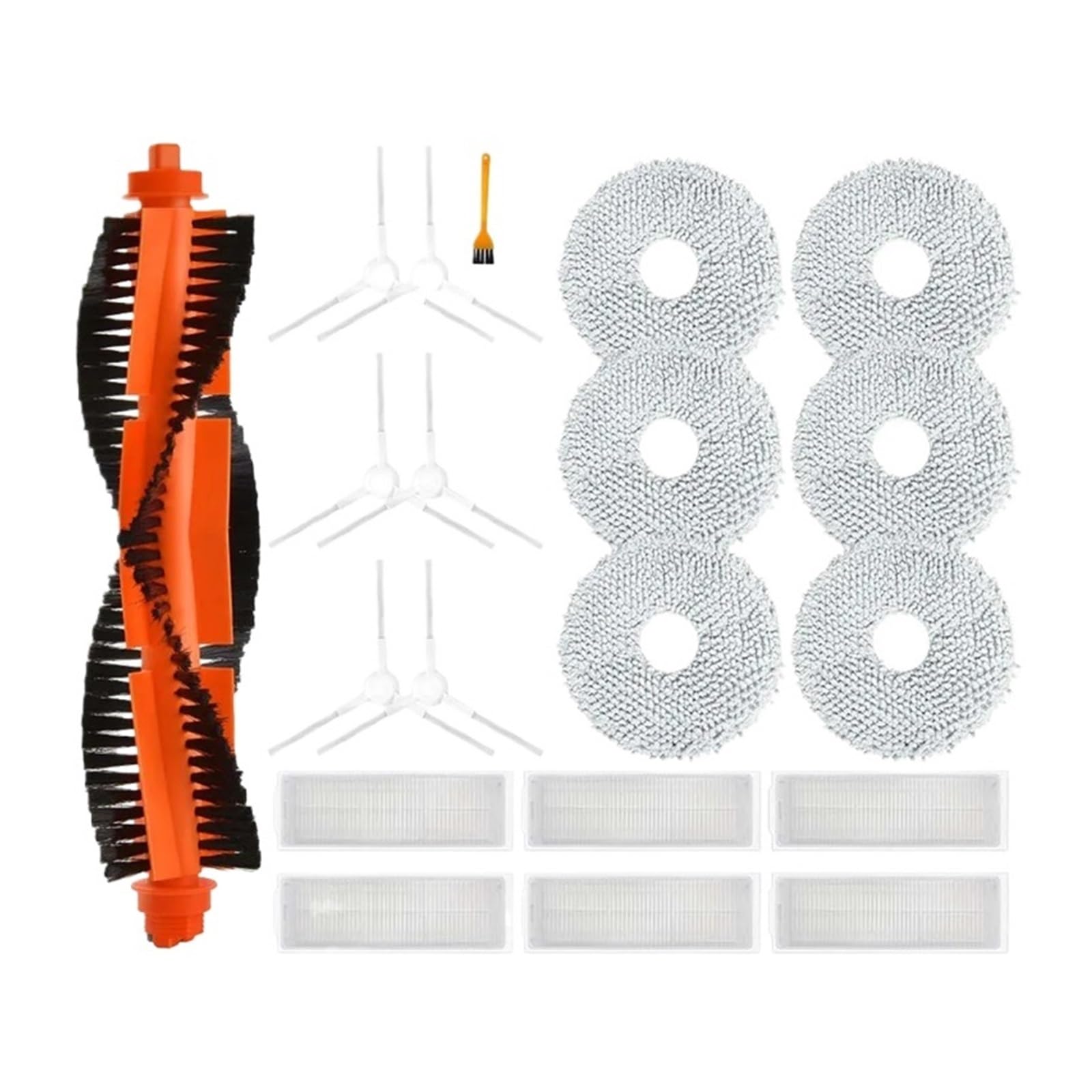 Filtr szczotki bocznej, pasujący do Xiaomi, robota samoczyszczącego Mijia 2 C101, głównego mopa i akcesoriów Głowica szczoteczki robota próżniowego
