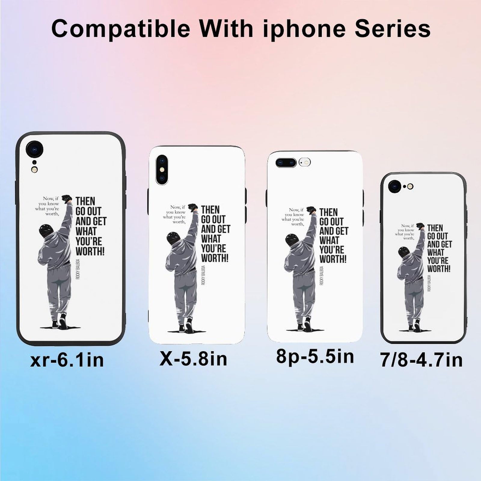 Amazon.co.jp: iPhone14 ケース ロッキー 映画 アイフォン14 用カバー