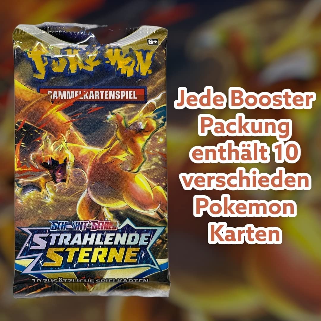 Heart For Cards Pokemon Booster Packs 3 German Original Mystery Pokémon  Trading Heartforcards Shipping Protection : Amazon.ie: Toys & Games
