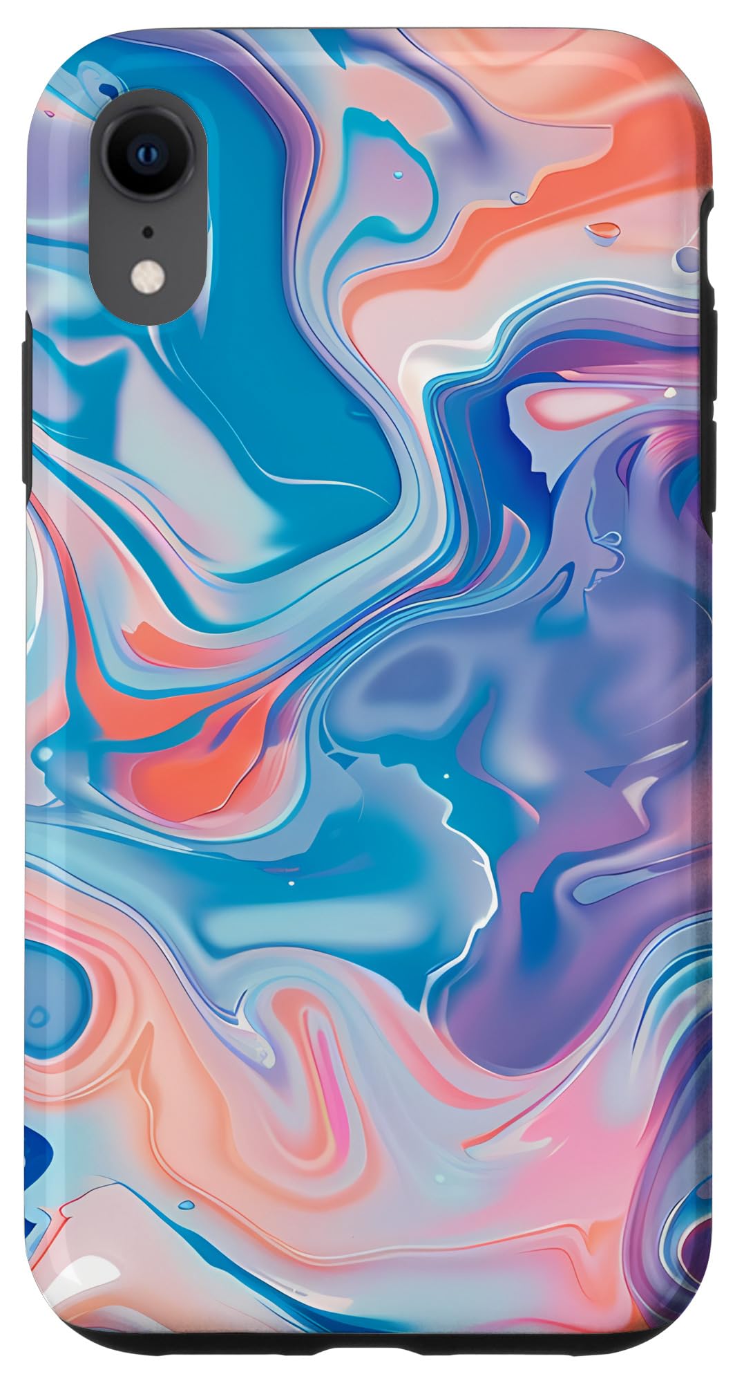 iPhone XR Dizzy Abstract Pastel Design Case
