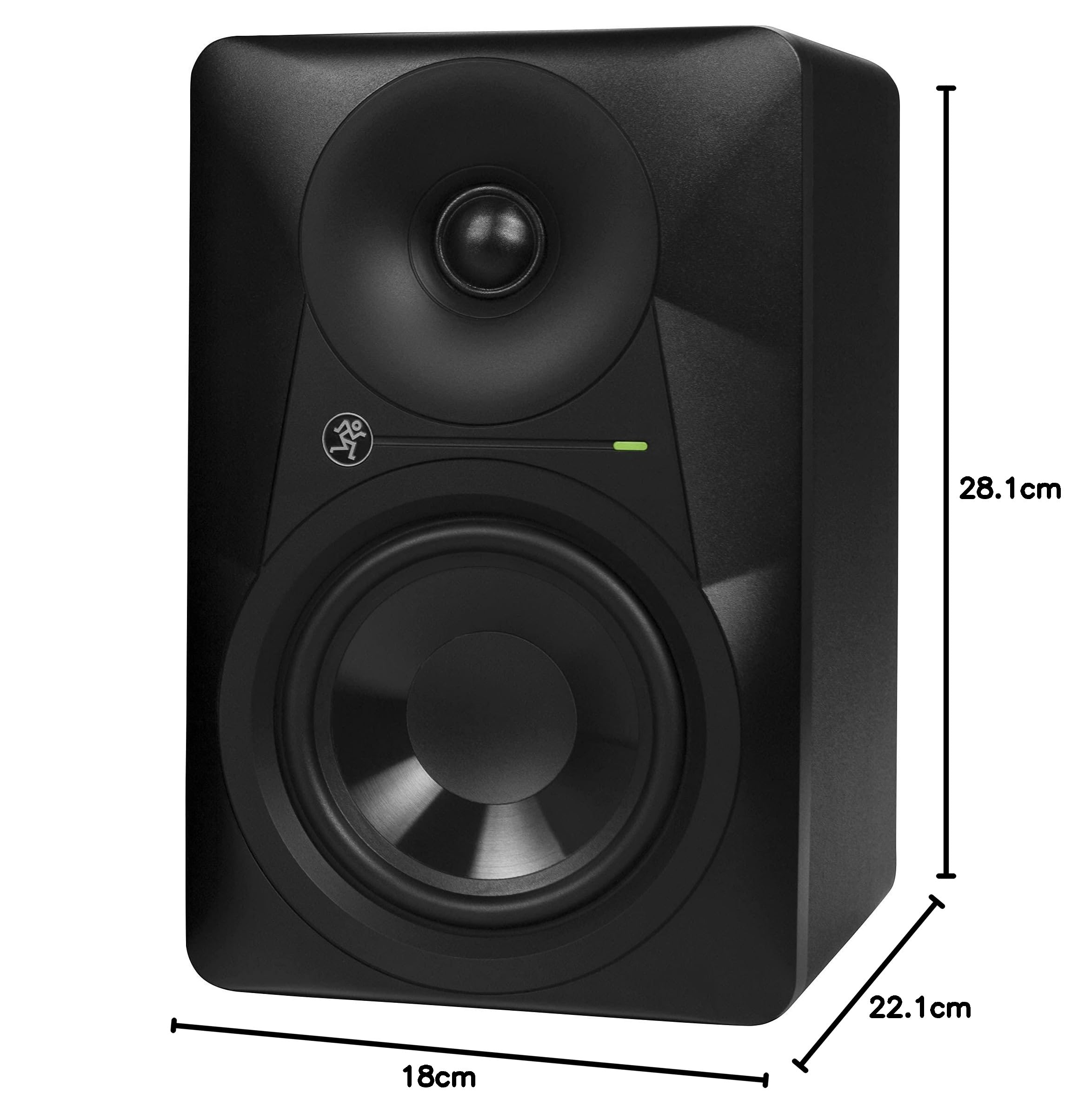 Mackie MR524 5.25” Powered Studio Monitor, Schwarz
