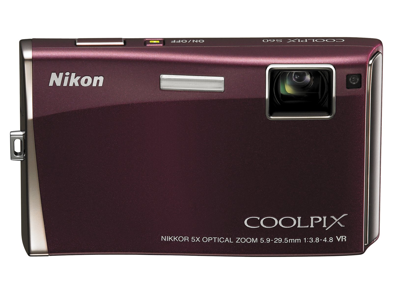 Amazon.co.jp: Nikon COOLPIX Digital Camera, S60, Bordeaux Wine Red 