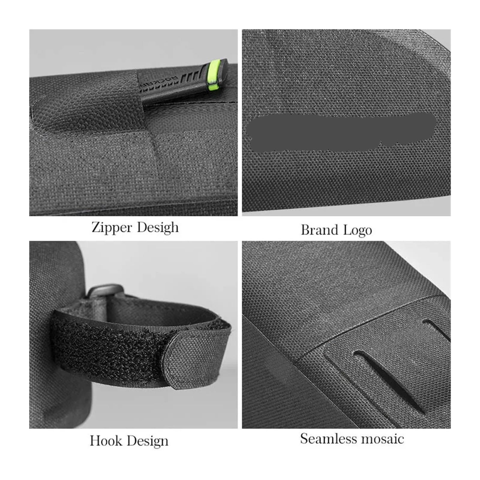 Borsa laterale for tubo anteriore superiore con telaio for bicicletta impermeabile da 1 pezzo