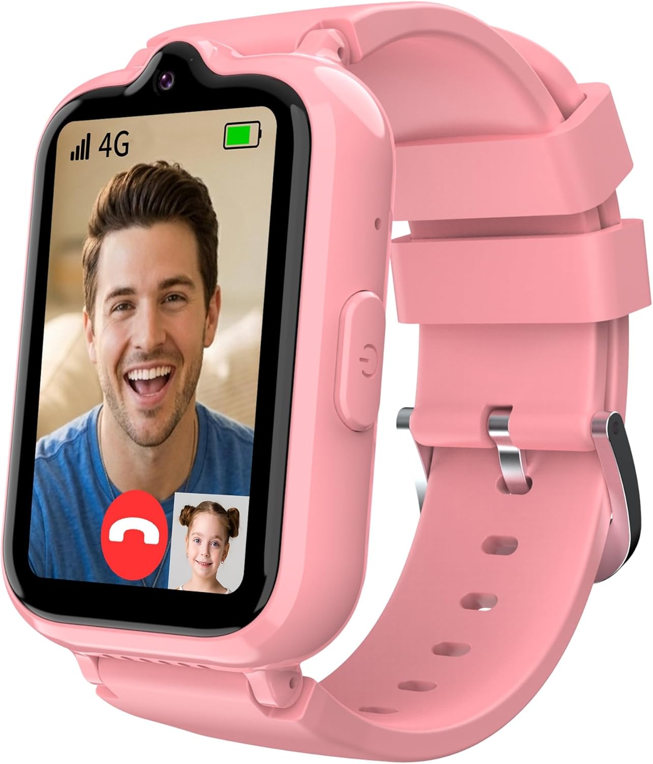 Toloso Kids Watch with GPS Tracker & Video Calling, Kid Smart Watch Boys with Cell Phone Age 5-12, SOS Call Voice Chat Camera Alarm Clock Pedometer GPS Tracker Gifts for Kids (Black)