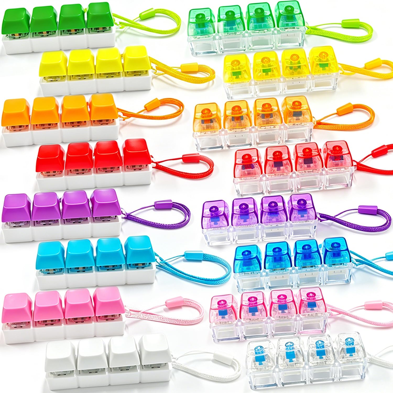 Photo 1 of 16PCS Keyboard Fidget Toy, Multicolor