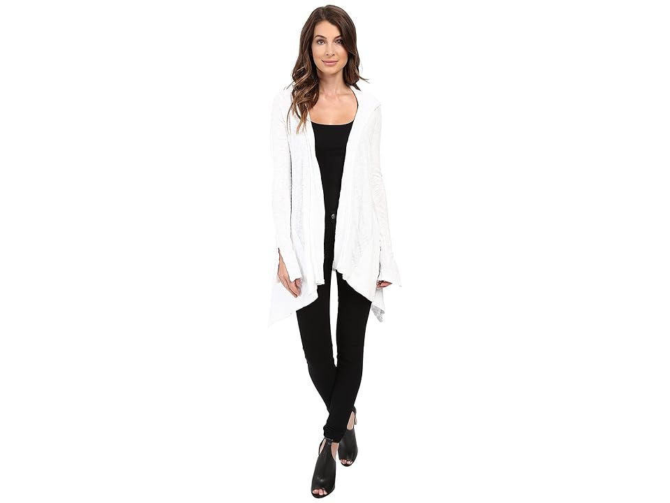 

LAmade Dani Hooded Cardi (White) Women's Sweater