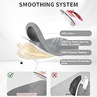 Vista 3 de Tabla de planchar pequeña de mesa con colgador para ropa y cubierta y almohadilla resistentes al calor, 24"x14.5" tabla de planchar compacta